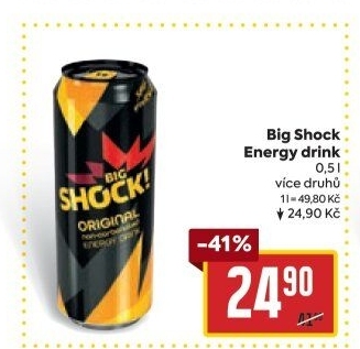 Energetický nápoj Big Shock