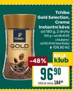Instantní káva Tchibo Gold Selection