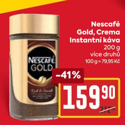 Instantní kávy Nescafé Gold