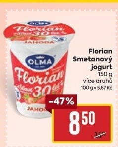 Jogurt smetanový Florian Olma
