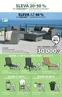 akční leták Jysk 22.5.2024-28.5.2024