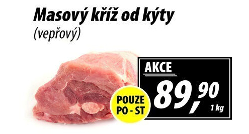 Masový kříž od kýty vepřový