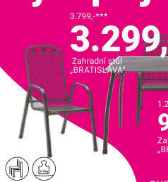 ZAHRADNÍ KŘESLO „BRATISLAVA“