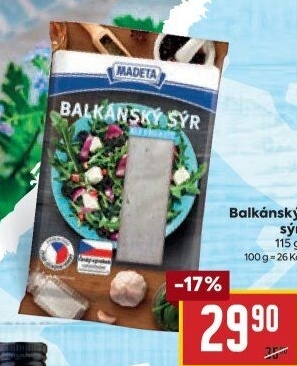 Balkánský sýr Madeta