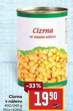 Cizrna - konzerva