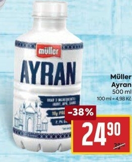 Jogurtový nápoj Ayran Müller