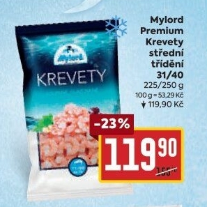 Krevety mražené Mylord