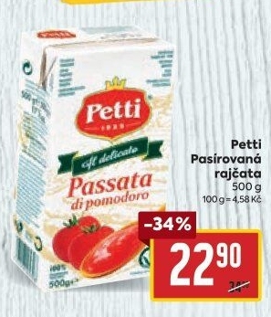 Pasírovaná rajčata Petti