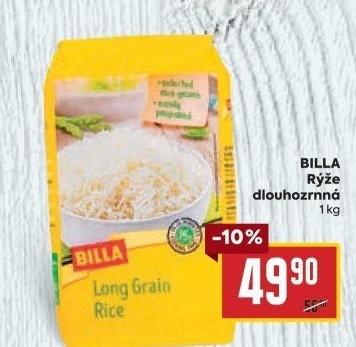 Rýže dlouhozrnná Billa
