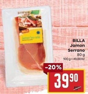 Šunka Jamón Serrano Billa