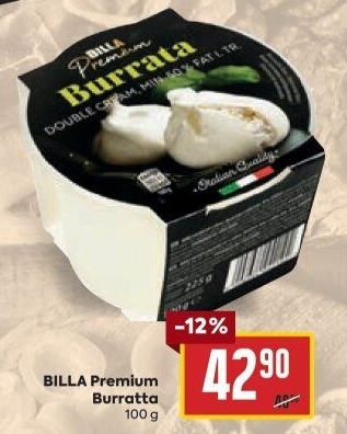 Sýr Burratta Billa Premium
