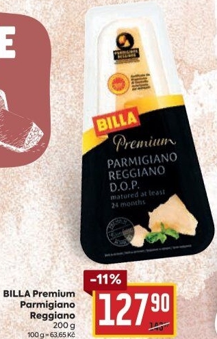 Sýr Parmigiano Reggiano Premium Billa