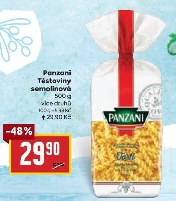 Těstoviny Panzani