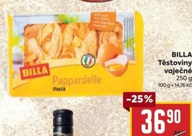 Těstoviny vaječné Billa