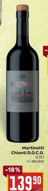 Víno Chianti D.O.C.G Martinetti