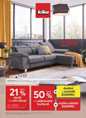 akční leták Kika nábytek 27.5.2024-9.6.2024