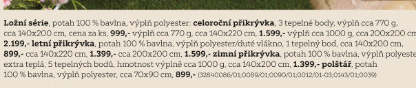 LETNÍ PŘIKRÝVKA