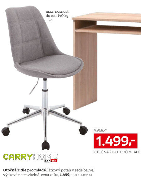 OTOCNÁ ŽIDLE PRO MLADÉ