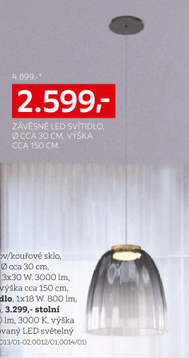 ZÁVĚSNÉ LED SVÍTIDLO