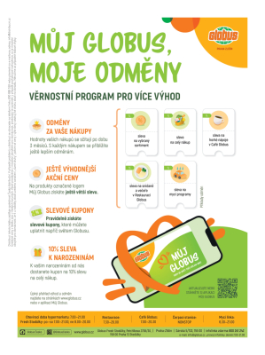 akční leták Globus 29.5.2024-4.6.2024