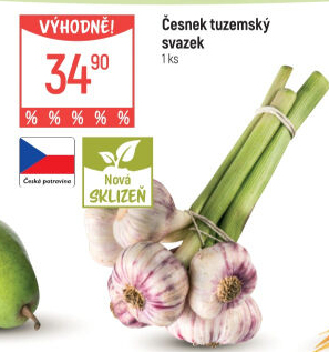 Česnek čerstvý český svazek