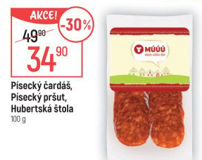 Salám Písecký čardáš Maso uzeniny Písek