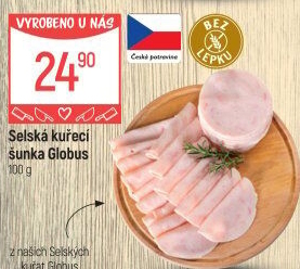 Selská kuřecí šunka Globus