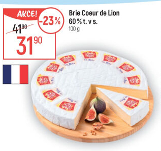 Sýr Brie Coeur de Lion