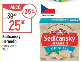 Sýr Hermelín Sedlčanský