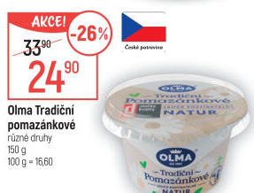 Tradiční pomazánkové Olma
