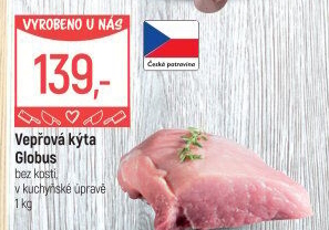 Vepřová kýta bez kosti Globus