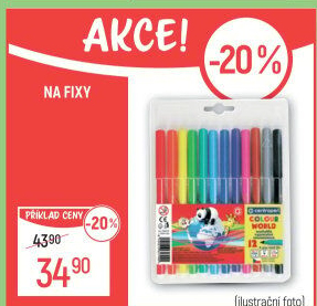 Vypratelné fixy Centropen