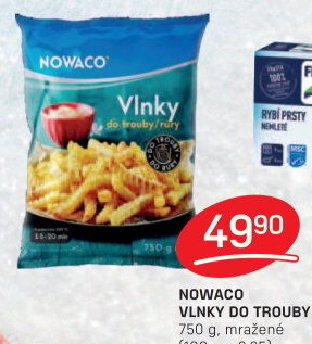 Hranolky vlnky mražené Nowaco
