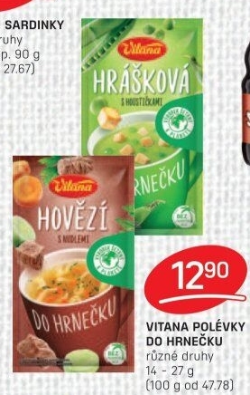 Instantní polévka do hrnečku Vitana