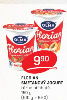 Jogurt smetanový Florian Olma