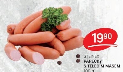 Párečky s telecím masem Steinex