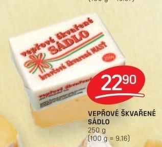 Sádlo vepřové škvařené