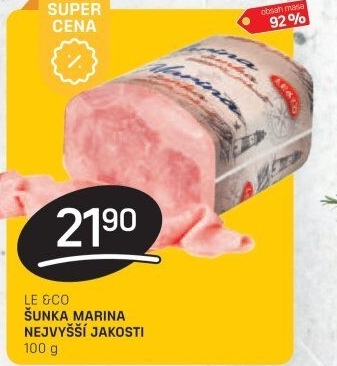 Šunka Marina nejvyšší jakosti LE&amp