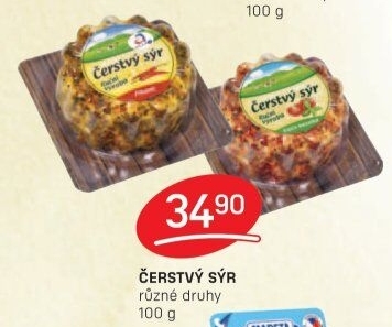 Sýr čerstvý v koření Kromilk