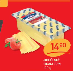 Sýr Eidam Jihočeský 30% Madeta