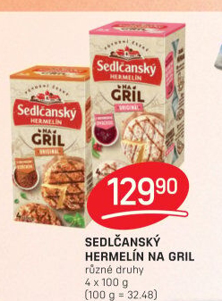 Sýr Hermelín na gril Sedlčanský