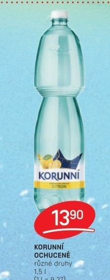 Voda ochucená Korunní
