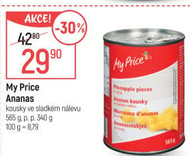 Kompot ananas My Price