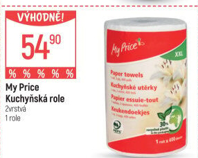Kuchyňské utěrky 2vrstvé XXL My Price