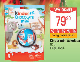 Mini čokoládky Kinder