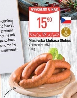Moravská klobása Globus