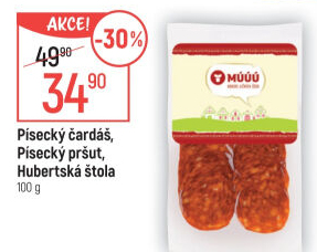 Salám Písecký čardáš Maso uzeniny Písek