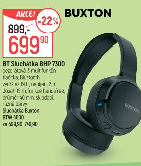 Sluchátka přes hlavu BHP 7300 Buxton