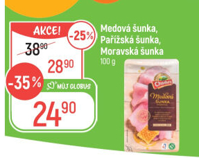 Šunka medová výběrová Beskydské uzeniny Chodura