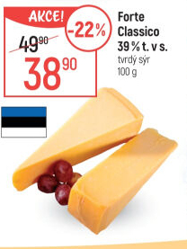 Sýr Forte Classico 39%